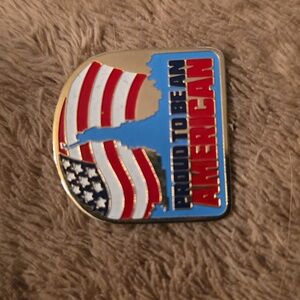 American Flag and Statue of Liberty Pin